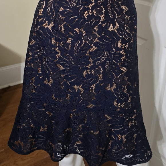 Banana Republic Midnight Blue Lace Dress - Picture 8 of 13